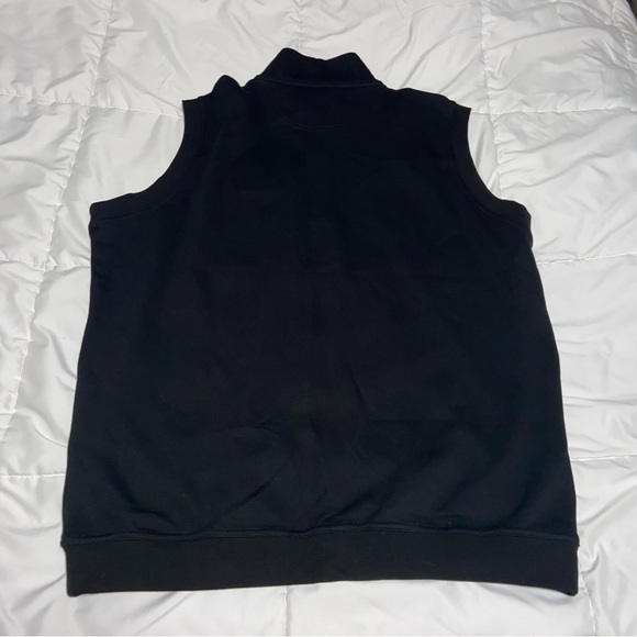 AHEAD 1/4 Zip Black Golf Vest Pro-Am Golf Tournament Men's Size XL TPC Sawgrass - Picture 6 of 6